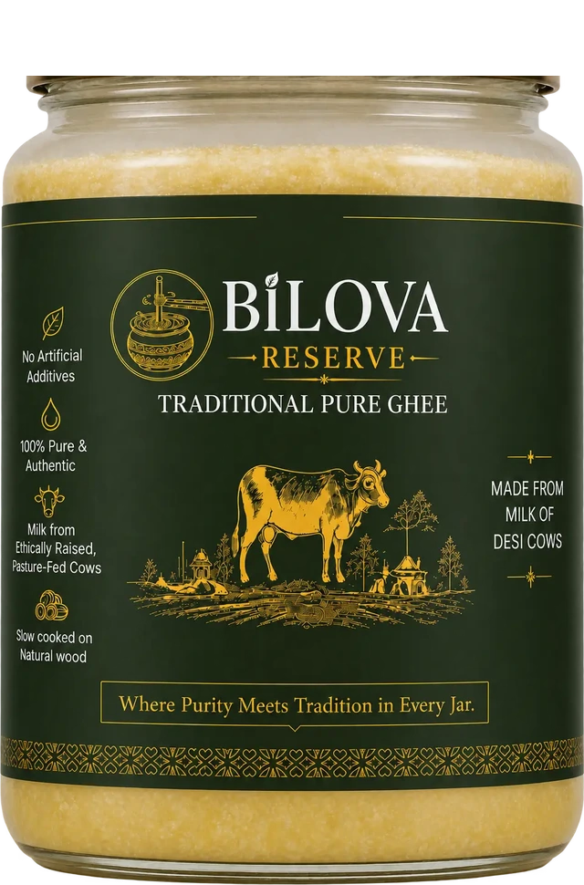 BILOVA Reserve — traditional ghee jar
